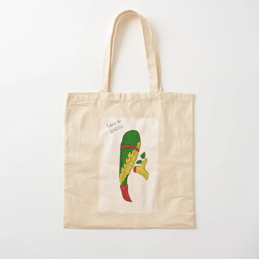 Asso di Bastoni-сицилийская сумка-тоут для карт женская сумка-шоппер холщовая сумка на