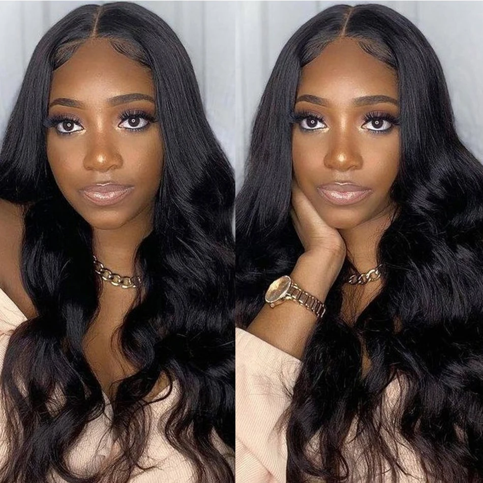 Парик перуанский из натуральных волос 13 х4 дюймов 150%