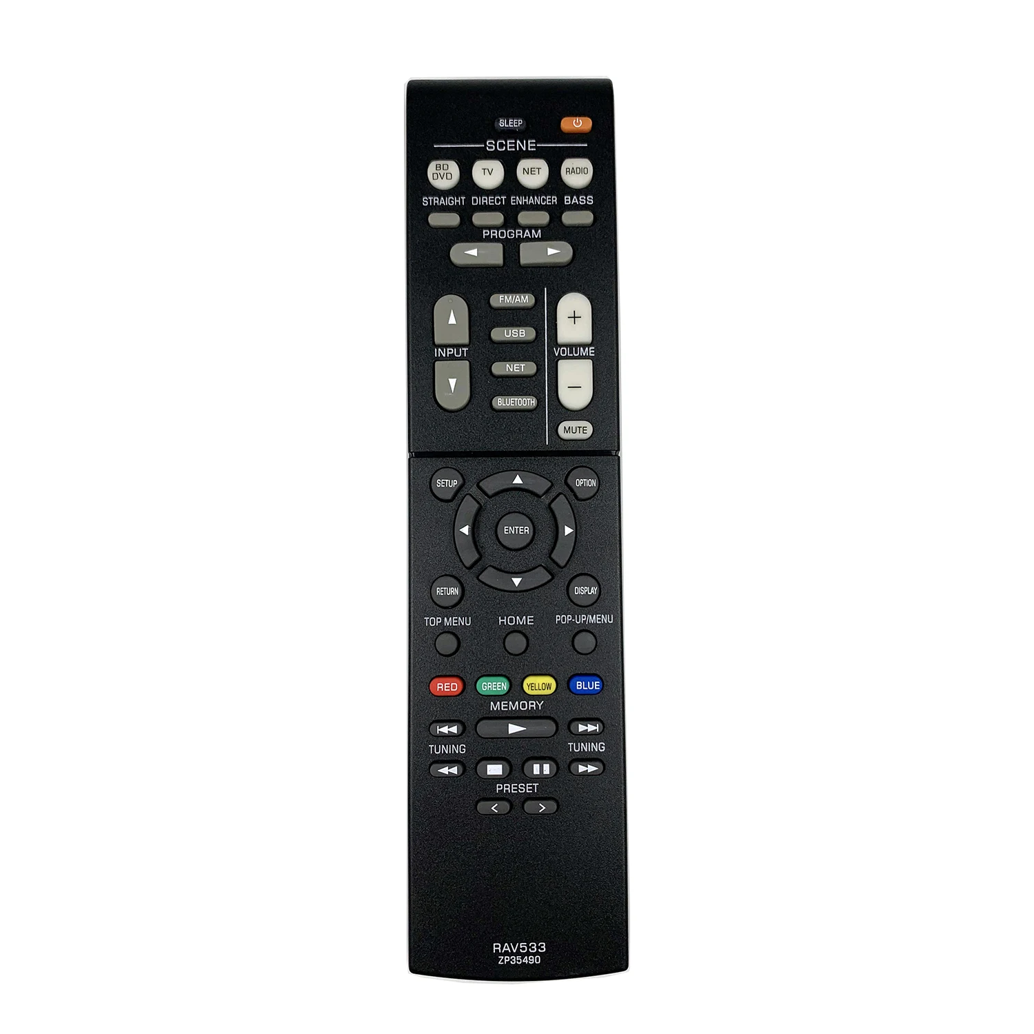 

RAV533 for Yamaha Audio/Video Receiver Remote Control RX-V479 RX-V579 RX-V579 HTR-4068 TSR-5790 TSR-5790BL HTR-3068