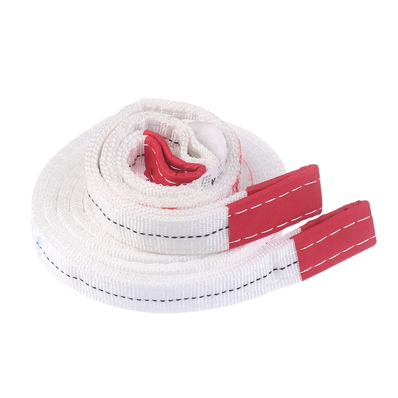 Практичный промышленный подъемный ремень износостойкий белый Плоский для