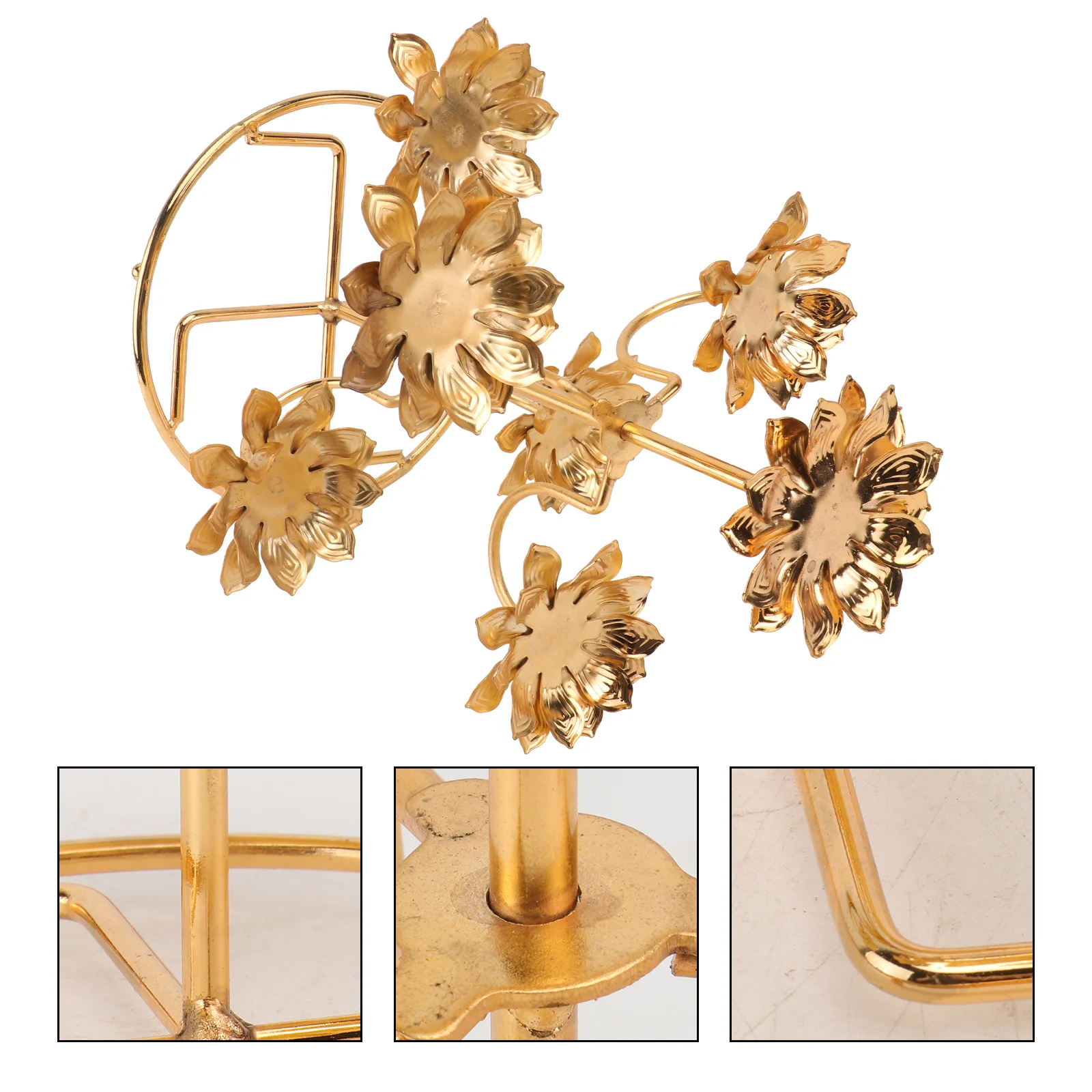 

Holdergifttealight Table Lamp Lotus Centerpiece Gheehousewarming Mom Modern Vintage Rustic Ornament Stands Candlesticks Metal