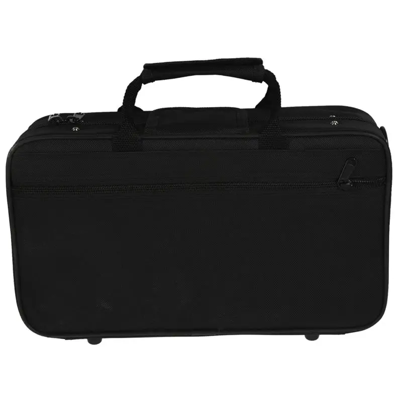

Dropship-Black Foam Padded Thicken Oxford Cloth Sotrage Bag Clarinet Box Case With Handle Strap Clarinet Protection Accessories