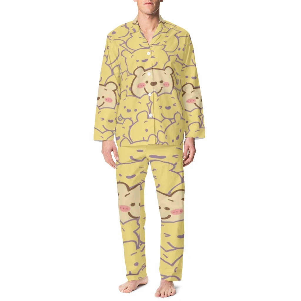 Белая пижама Disney Winnie The Pooh выбранные узоры Minso милый стиль