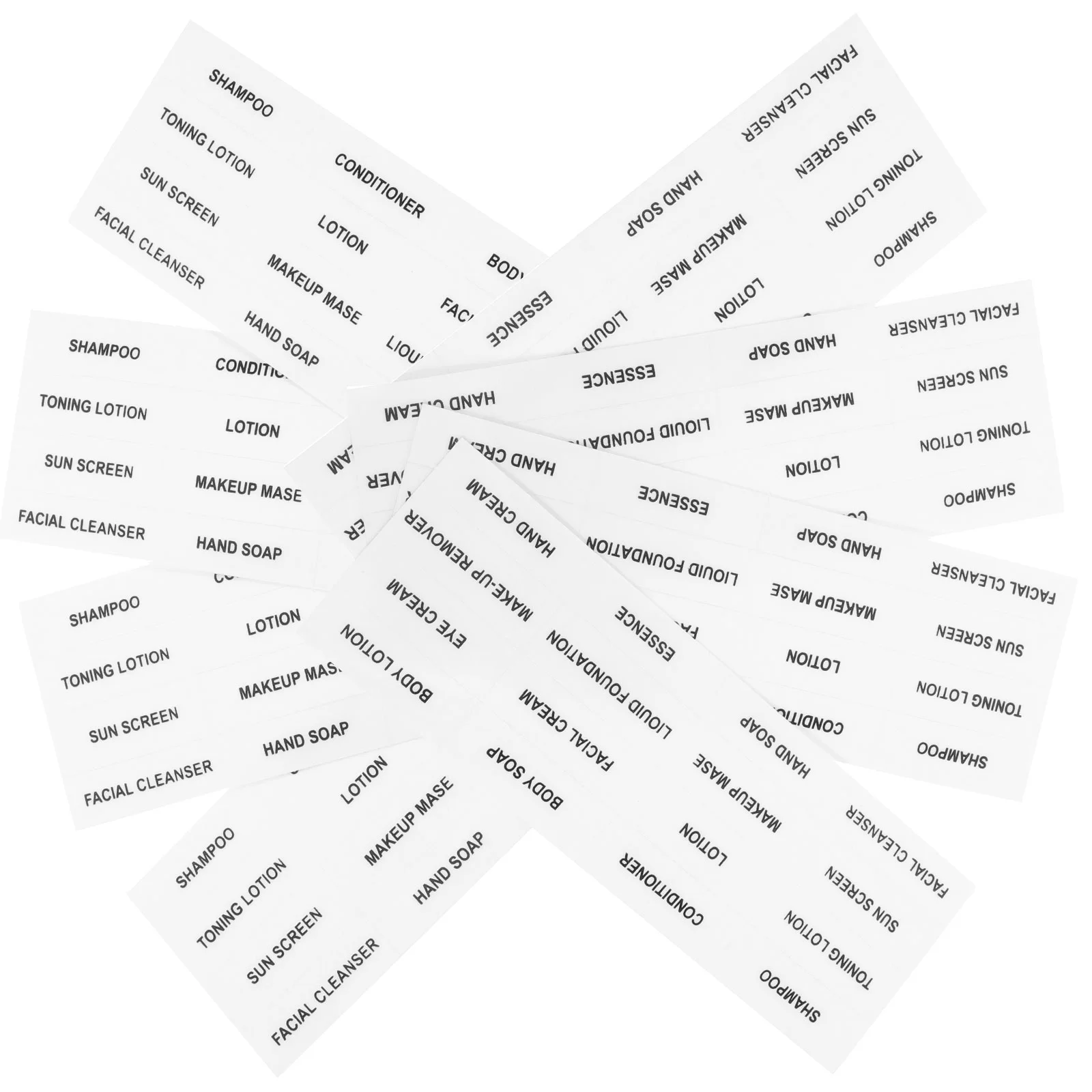 10 шт. этикетки для дозатора шампуня наклейки на бутылки мыло водонепроницаемая