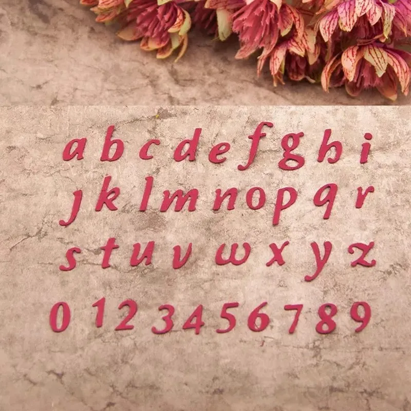 

The alphabet number Metal Cut Dies Stencils for Scrapbooking Stamp/Photo Album Decorative Embossing DIY Paper Cards