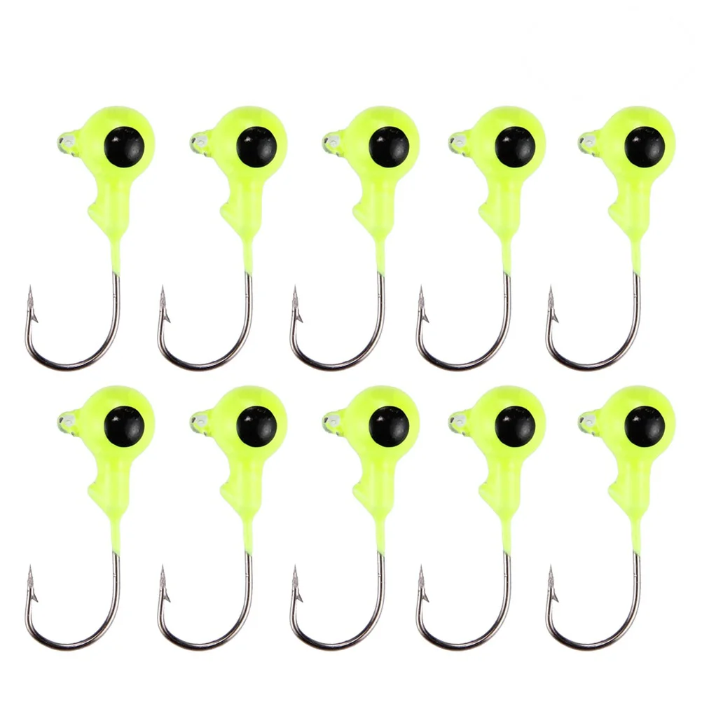 

1pcs Fishing Hook Round Colorful Creative Useful Functional Jig Head Fish Tackle for Use