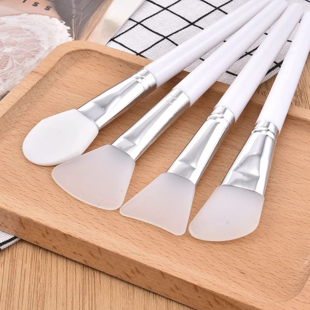 

1PC Beauty Silicone Face Mask Brush Makeup Brush Soft Tip Mud Mask Knife Shape Beauty Cosmetic DIY Facial Mask Brushes Tools