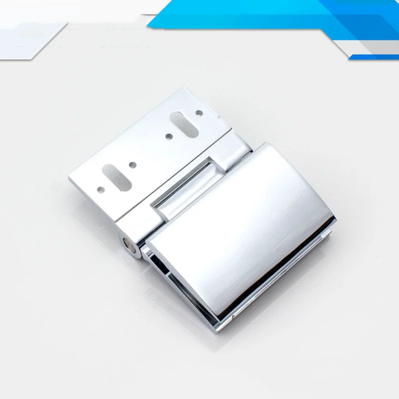 

All copper electroplating thickened shower room bathroom door glass clip and single side hinge door hinge(YQ23)