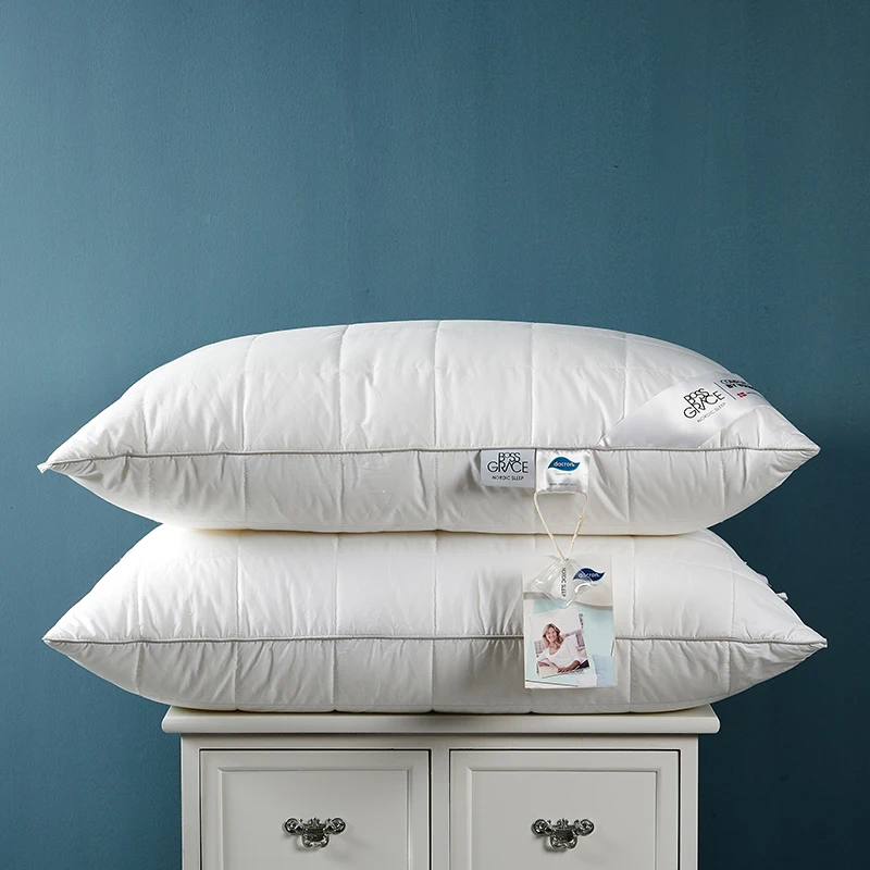 

Five-star hotel special soft pillow pillow core single cotton antibacterial machine washable orthopedic pillow for bedroom