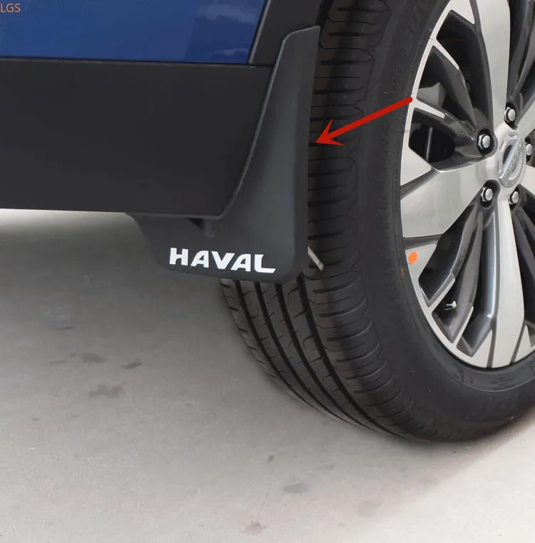

For Haval F7X 2018-2021 High quality Soft plastic car fender mud guard anti mud protection decoration car accessories