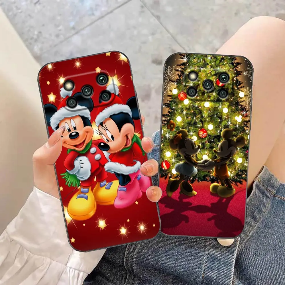 

Mickey Minnie Mouse Merry Christmas Cover Funda Phone Case For Xiaomi A2 8 9 SE 9T CC9 CC9E 10 10T 10S Note 10 Lite Pro 5G Case