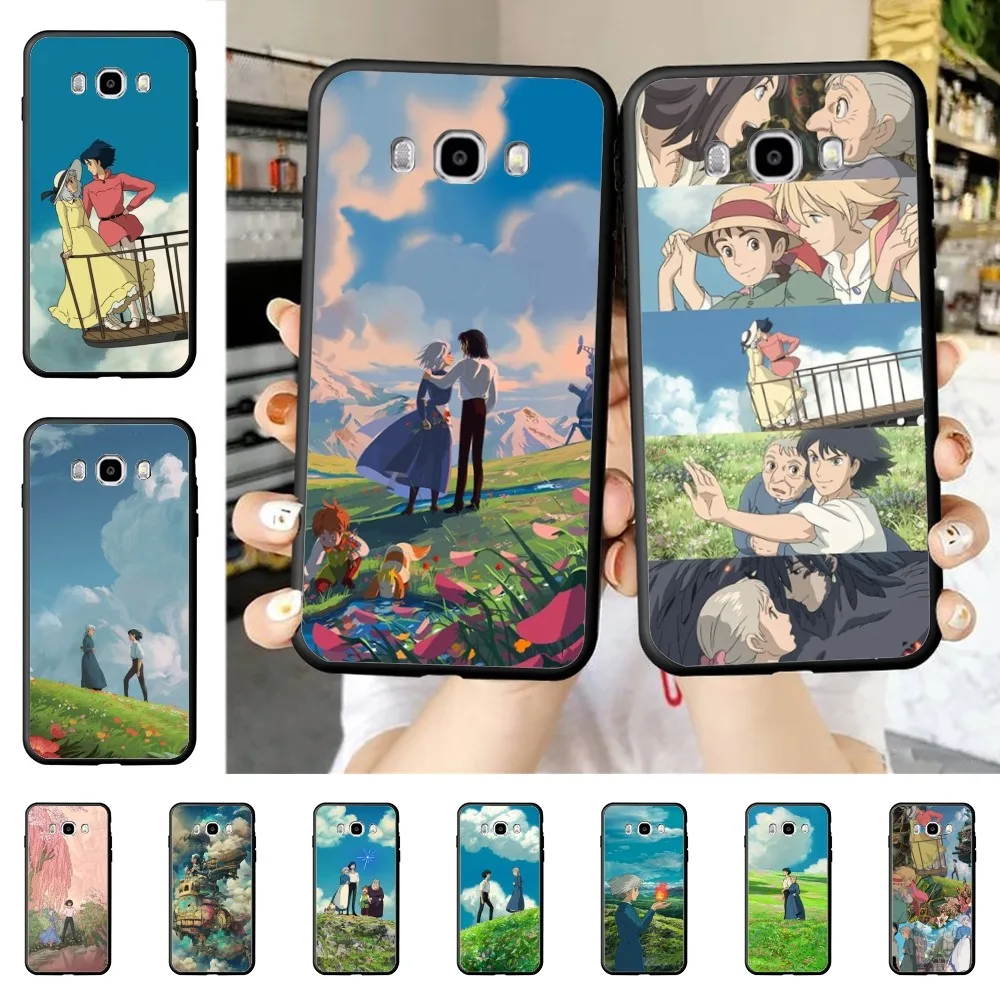 

Howl's Moving Castle Anime Phone Case For Samsung J 7 plus 7core J7 neo J6 plus prime J6 J4 J5 Mobile Cover