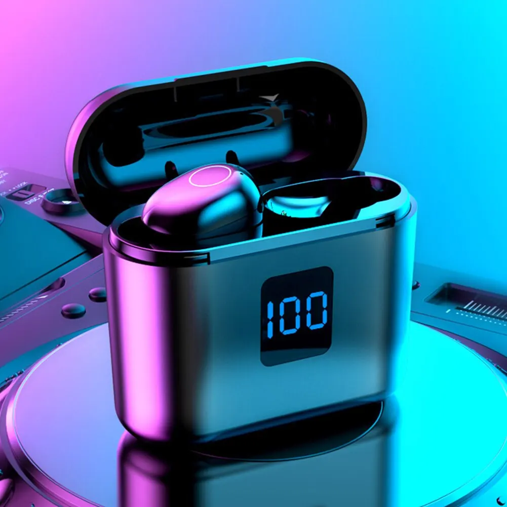 

10pcs X11B TWS Bluetooth Earphones Wireless Stereo Touch Control Sport Earbuds Headsets With Microphone LED Display Charging Box