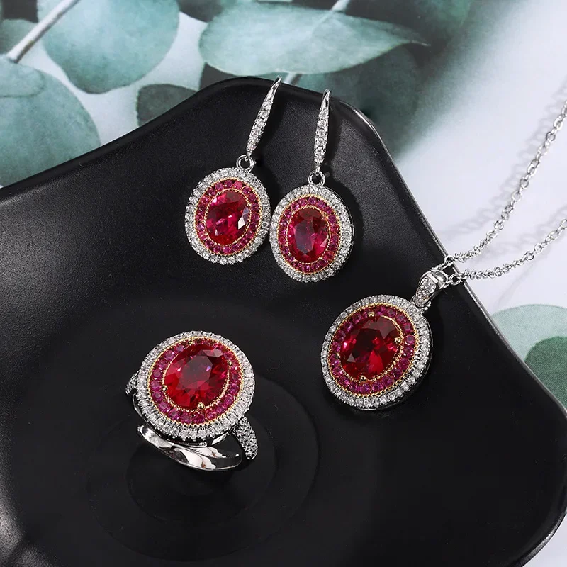 Новые ювелирные изделия S925 посеребренное золото 18 карат инкрустированное