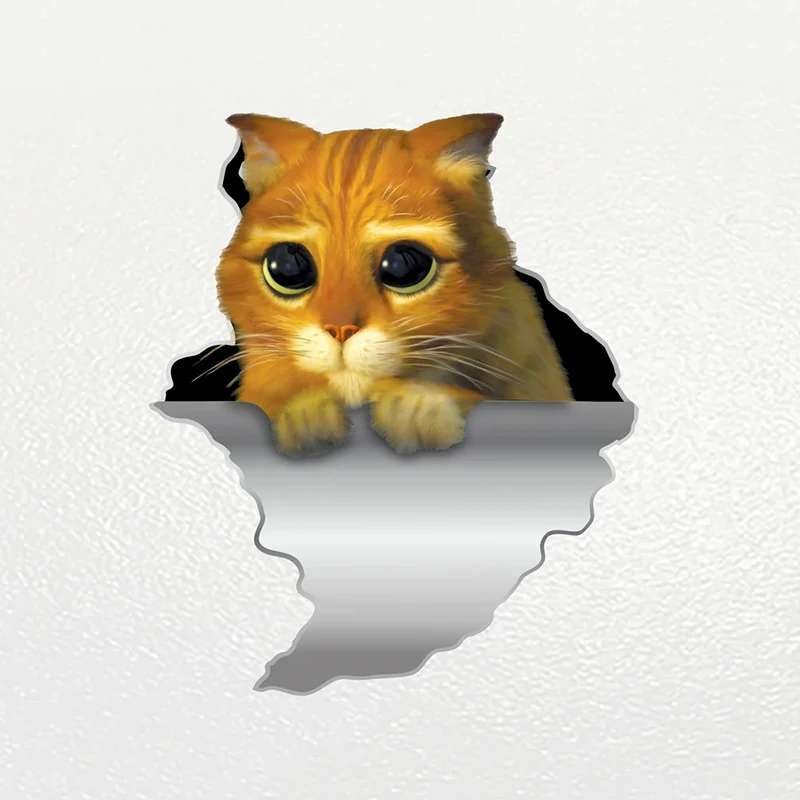 

S62234 # Автомобильная наклейка, кошка, любимый питомец, животное, водонепроницаемая виниловая наклейка, автомобильные аксессуары, Декор, накл...