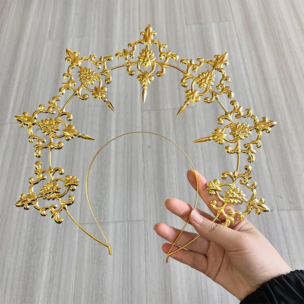 Головная повязка в стиле барокко на Хэллоуин головной убор с Темным Солнцем