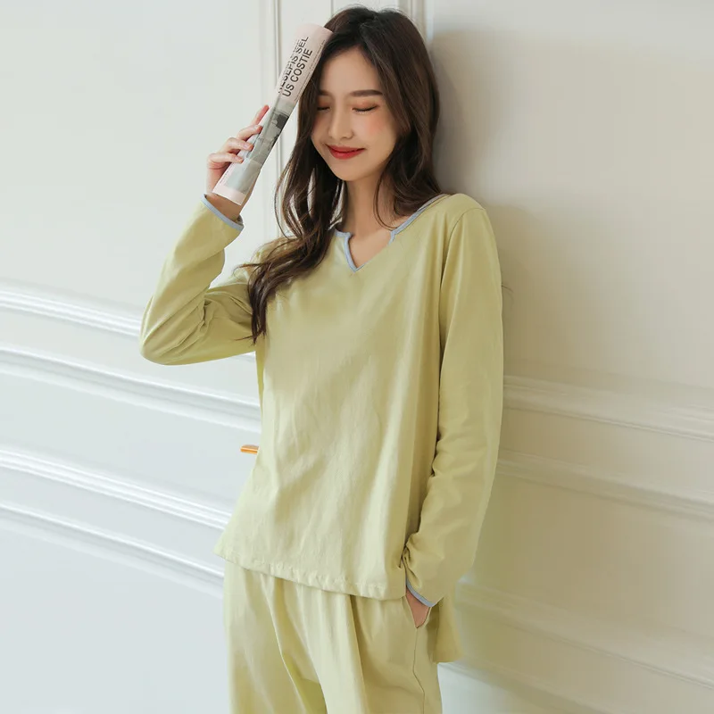 

Пижамный комплект Женский из топа и брюк, из 100% хлопка