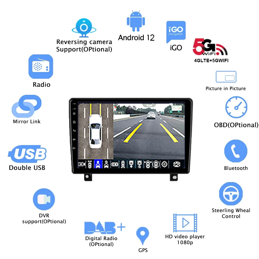 Автомобильный стерео радио видео мультимедийный плеер монитор для Peugeot 407 1 2004 - 2011