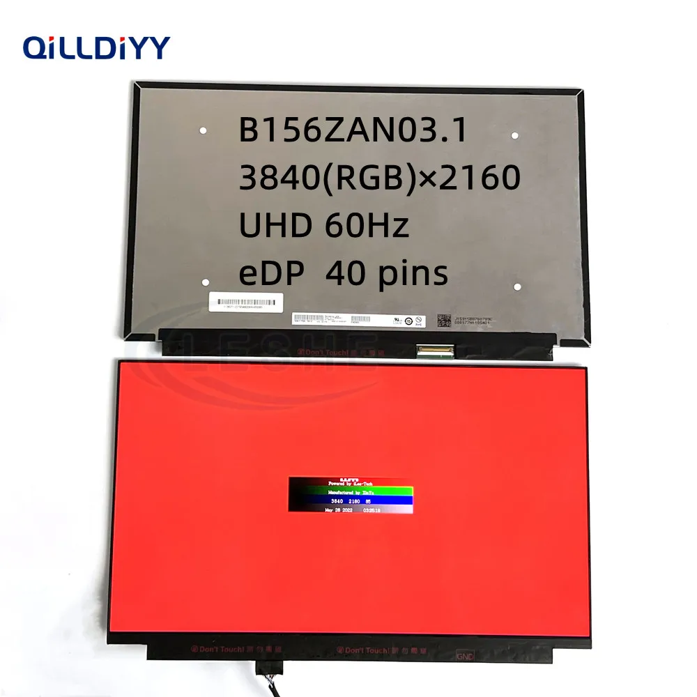 

15.6" B156ZAN03.1 Laptop LCD Screen Matrix UHD 4k 3840*2160 For ASUS ZenBook Pro 15 UX580 UX580G Replacement Display Panel