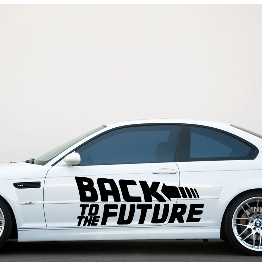 

Car Stickers Back To The Future Modeling Personality PVC Fashion Auto Decorative Accessories Sunscreen Waterproof Decals
