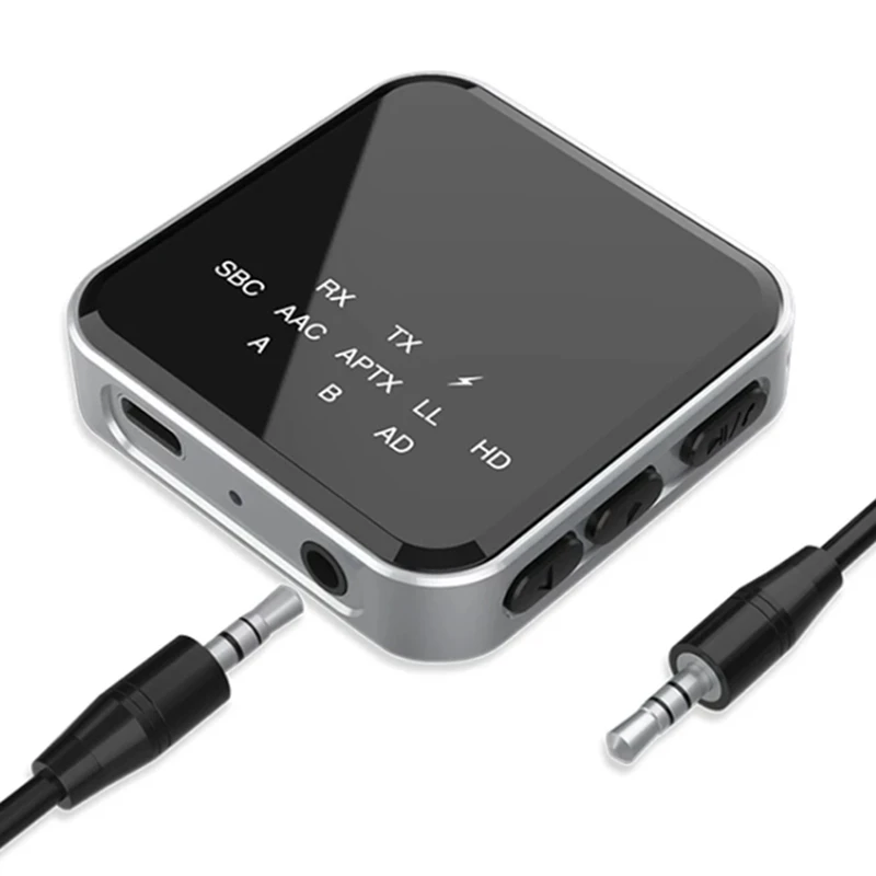 

Aptx-LL Low Latency Bluetooth 5.2 Audio Receiver Transmitter Adapter Handsfree 3.5Mm Aux Wireless Stereo Music Adapter