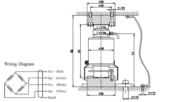 Keli OIML утверждение из легированной стали нержавеющей тензодатчик с двойной