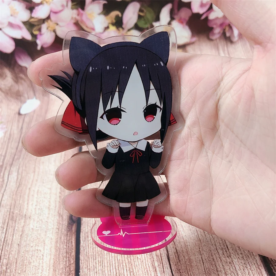 Аниме Shinomiya Kaguya Fujiwara Chika Stand Plate мультяшный персонаж