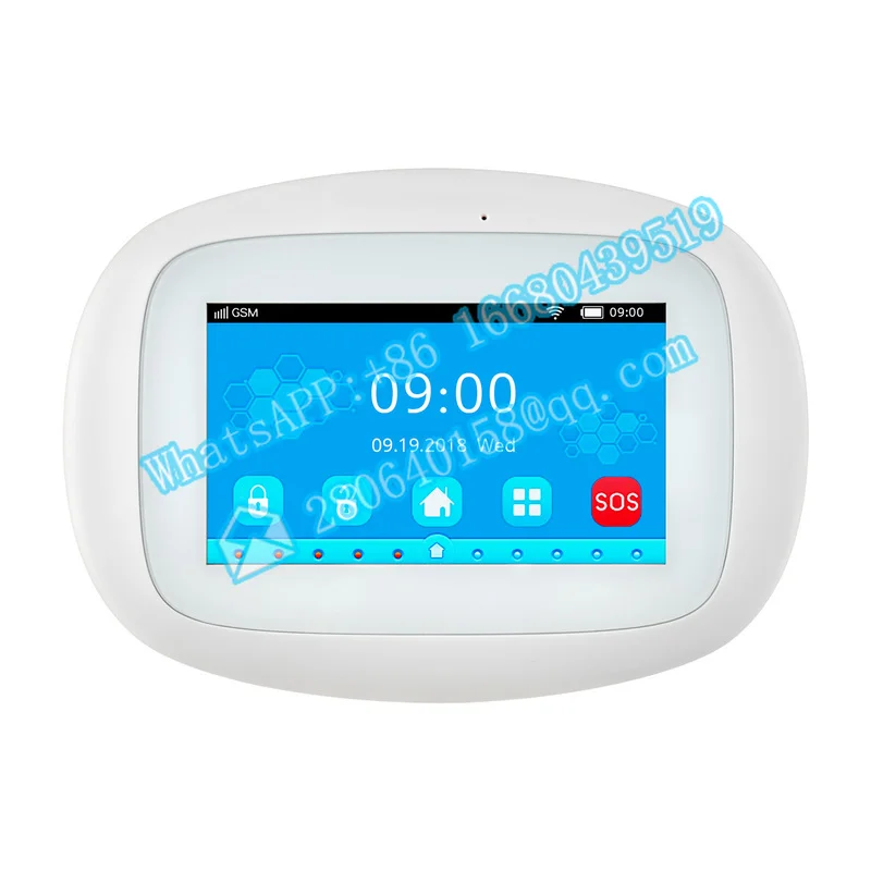 KERUI K52 WIFI GSM security Systems Panel 4.3 Inch TFT Color Display Security Home Smart Residential Wireless Burglar security enlarge