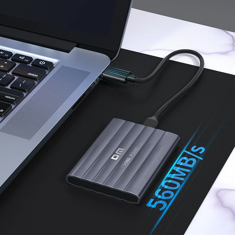 Портативный твердотельный накопитель DM FS560 Type-c USB3.1 Gen2