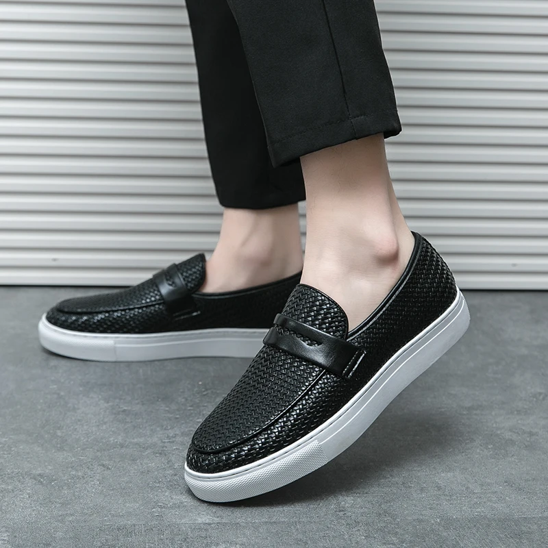 YOSBOGR ботинки с тафтингом из натуральной кожи четыре сезона для мужчин