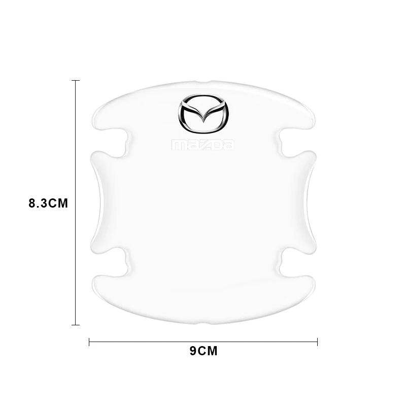 Mazda 3 6 Atenza Axela Demio CX3 CX5 MP Дверная Ручка Автомобильная Наклейка Защитная Пленка