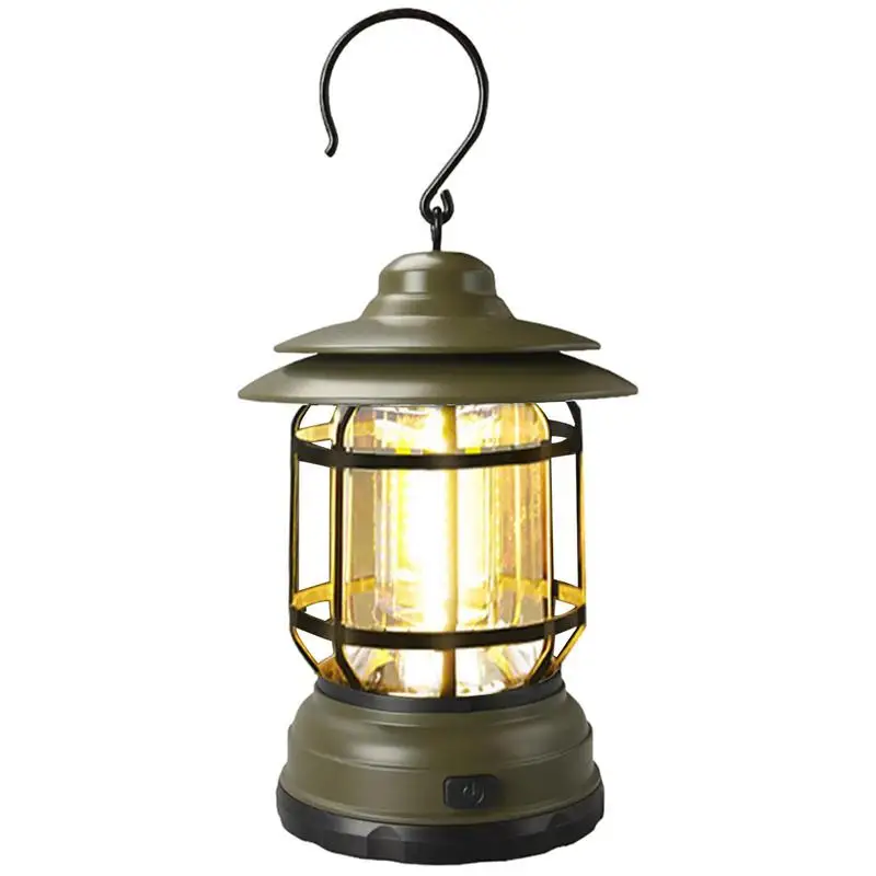 

Уличная лампа для кемпинга, портативный светодиодный фонарь для кемпинга, 300 лм, 2 режима освещения IP44 светильник ильник для палатки, идеальн...