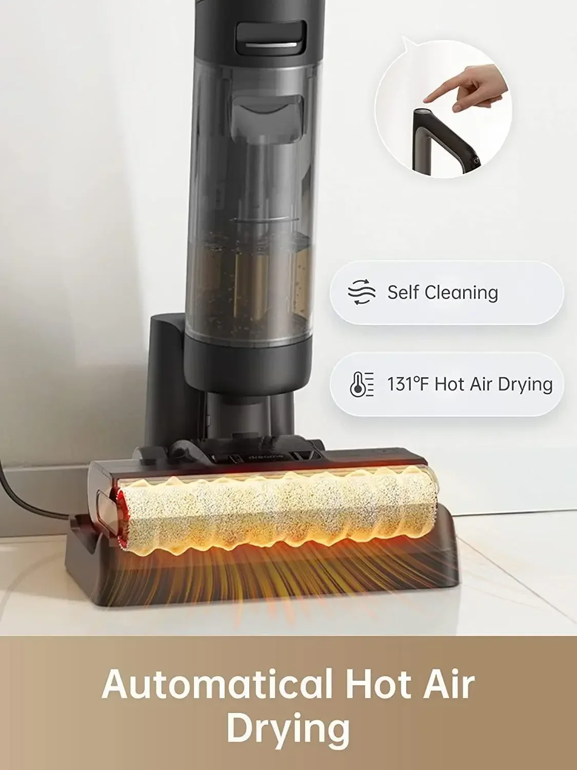 dreame H12 PRO Wet Dry Vacuum Cleaner Cordless Mop All in One Smart Floor for Hard One-Step Edge
