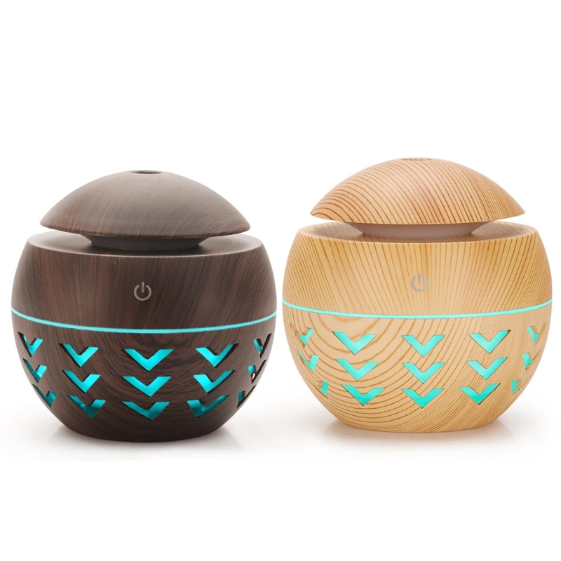 

Wood Ultrasonic Air Humidifier Essential Oil Aroma Cool Mist Humidifier for Home