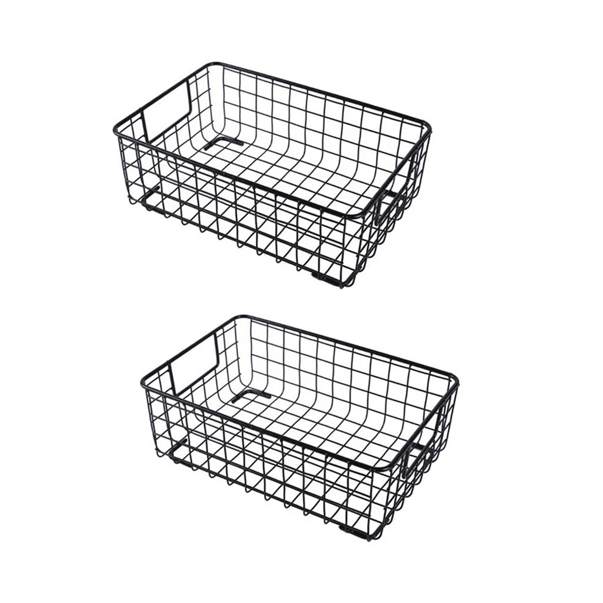 

2 шт., корзина из кованого железа с ручкой
