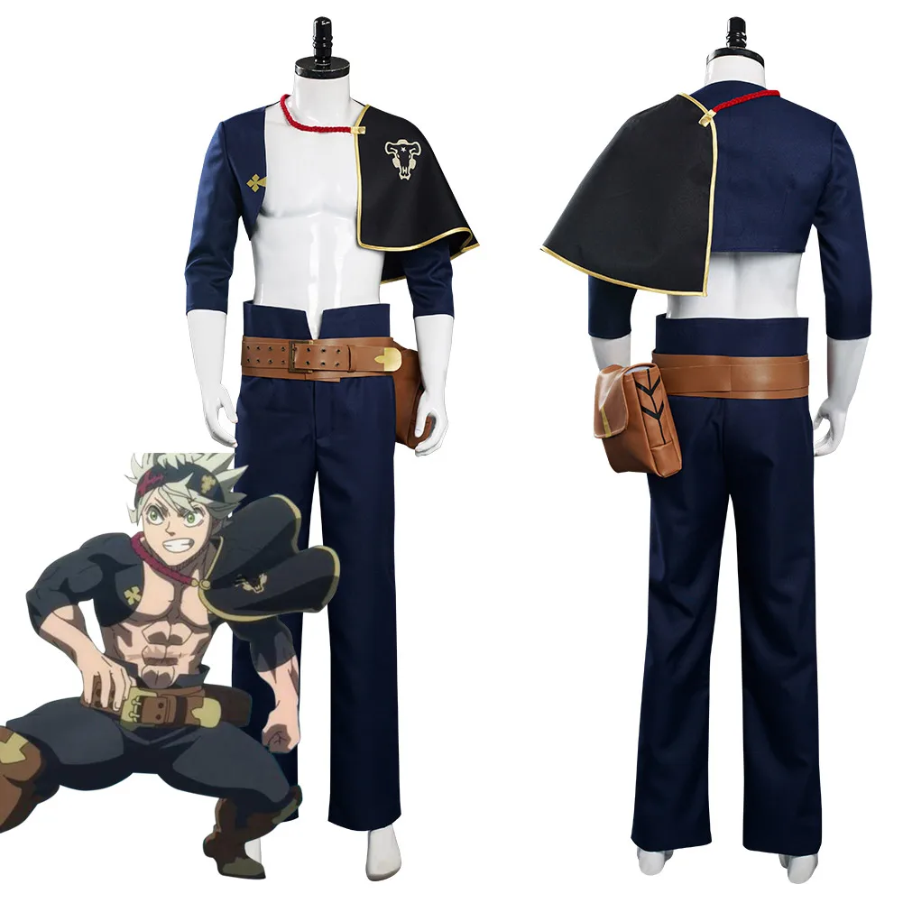 

Black Clover Asta Cosplay Costume Outfits Halloween Carnival Suit