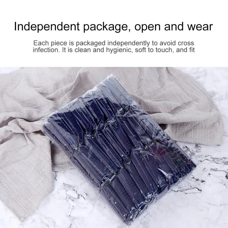 50 Pcs/pack Of Disposable Non-woven Bras Elastic Straps Spa Top Disposable Underwear Wrapping Bras Sauna Bras For Beauty Salons