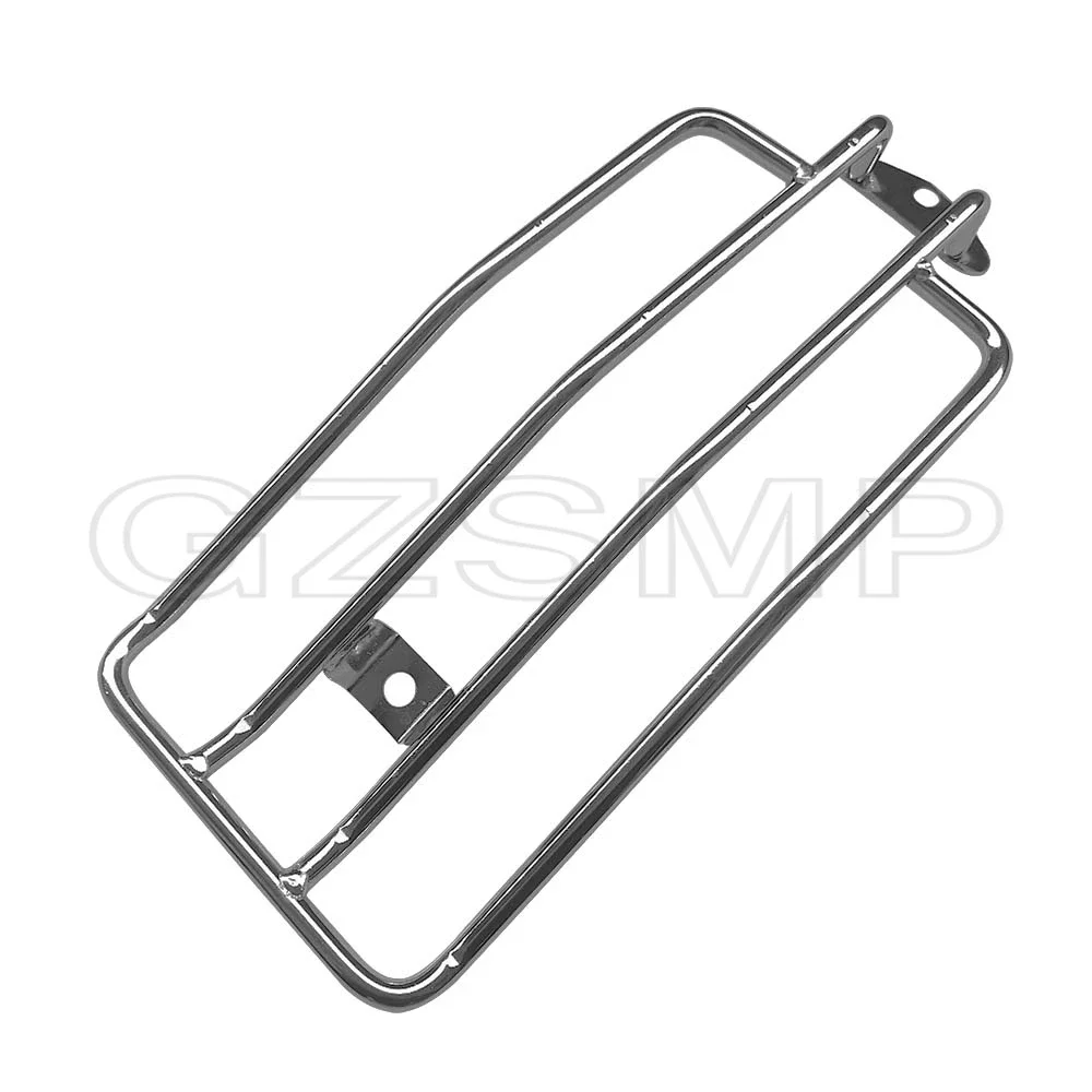 

Черный хромированный мотоциклетный задний брызговик, одиночный сиденье, багажная стойка, поддерживающая полка, подходит для Harley Sportster XL 883 1200 1985-2003