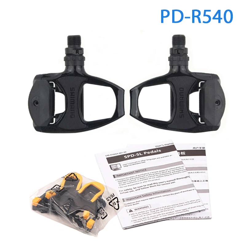 

R540 Road Bicycle Pedal SPD-SL Pedal Self-locking Road Bike Pedal Comes with SH-11 Cleat Cycling Lock Pedal PD-R540 Pedal Parts