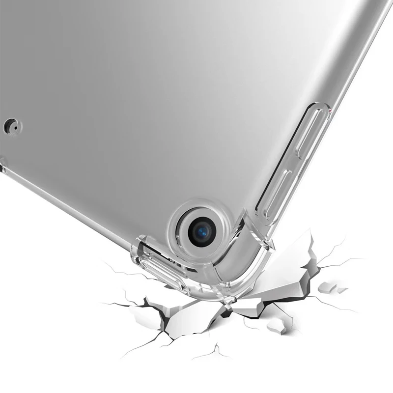 Силиконовый прозрачный чехол для Samsung Galaxy Tab S7 Plus 12 4 дюйма SM-T970 T975 Противоударная