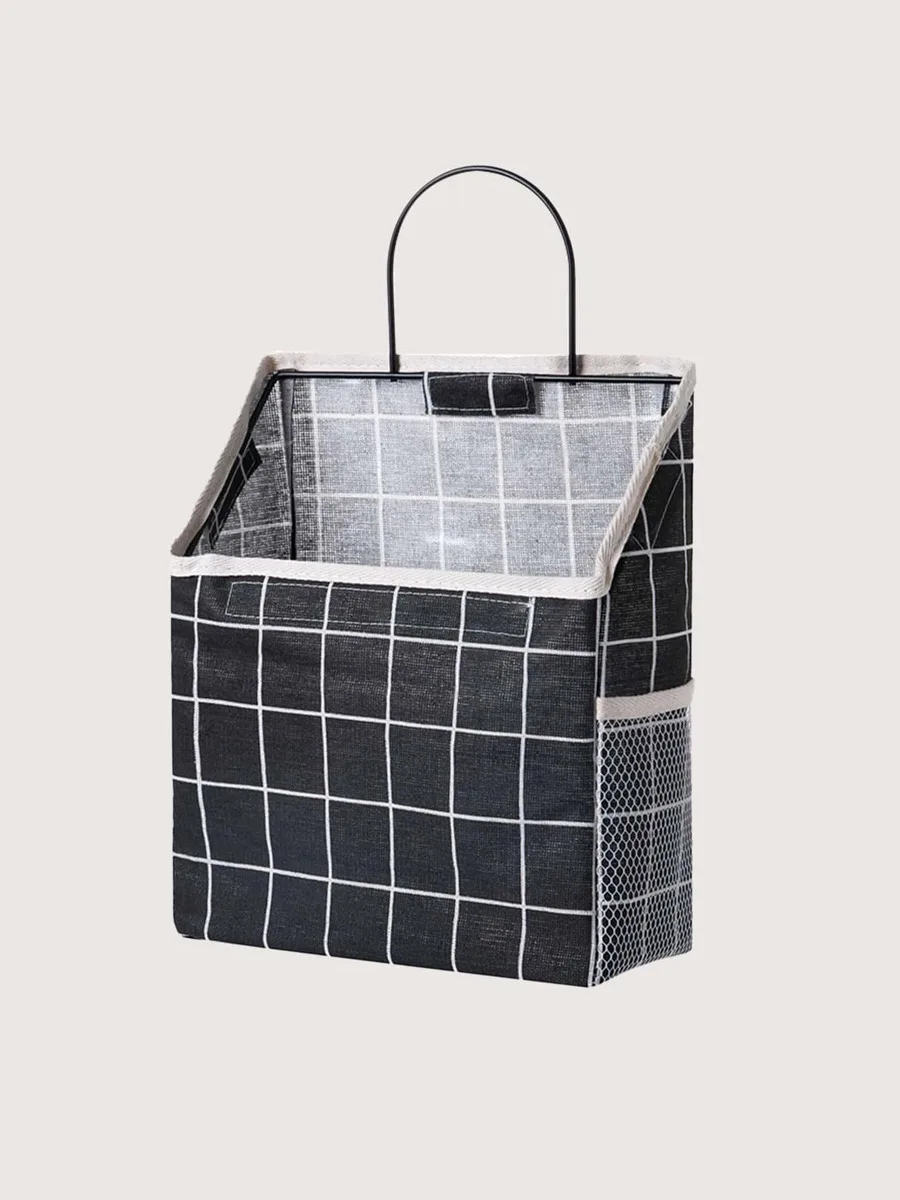 

Plaid Pattern Hanging Storage Bag