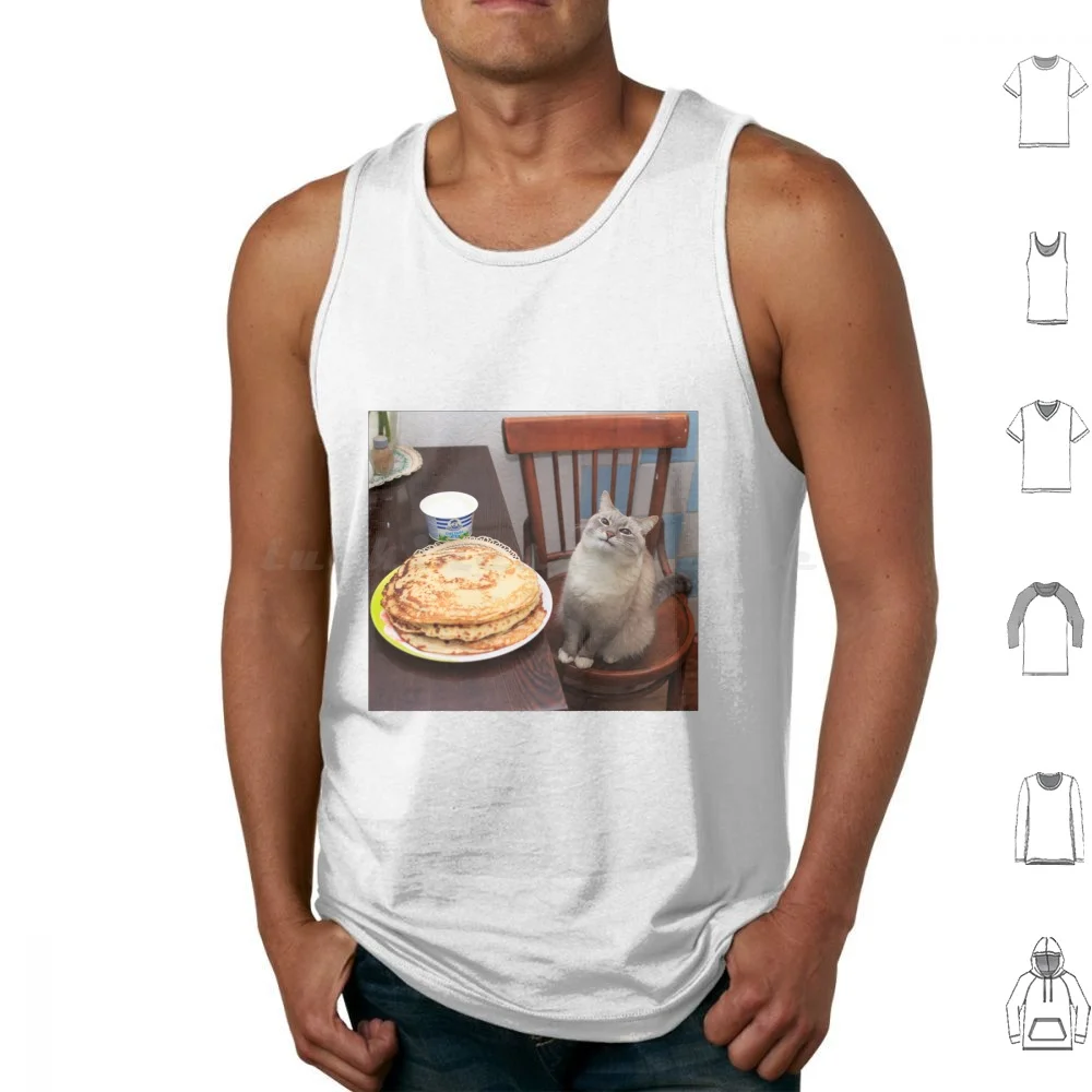 

Майки Kot Blini с принтом, хлопковые мемы, кошки, мемы, Kot Blini, кошка, блинчик, кошка, блинчик