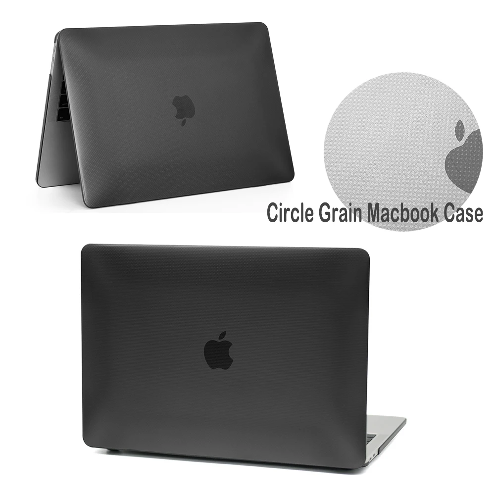 

Luxury Thin Textured Circle Grain Laptop Case For Macbook 2020 Air13 M1 Chip A2337 For Macbook Pro13 M1 Chip A2338 Cover Case