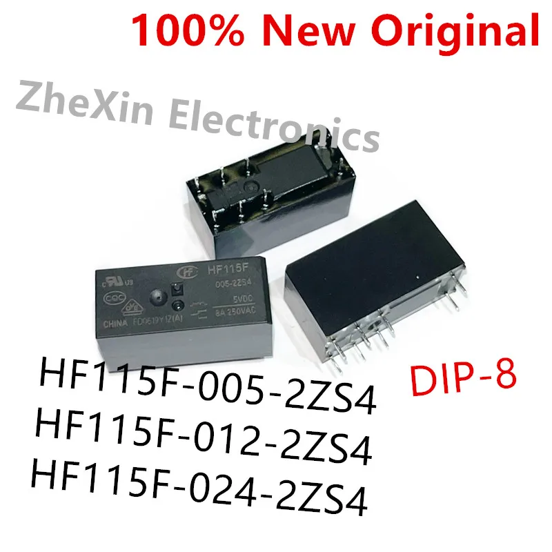 10 шт./партия HF115F-005-2ZS4 HF115F-012-2ZS4 новое оригинальное реле мощности HF115F/012-2ZS4 HF115F/024-2ZS4