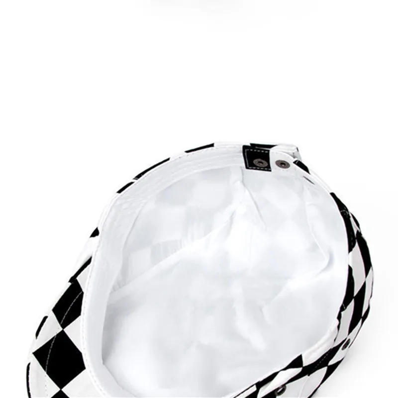 Классический берет в клетку для мужчин и женщин повседневная спортивная шапка