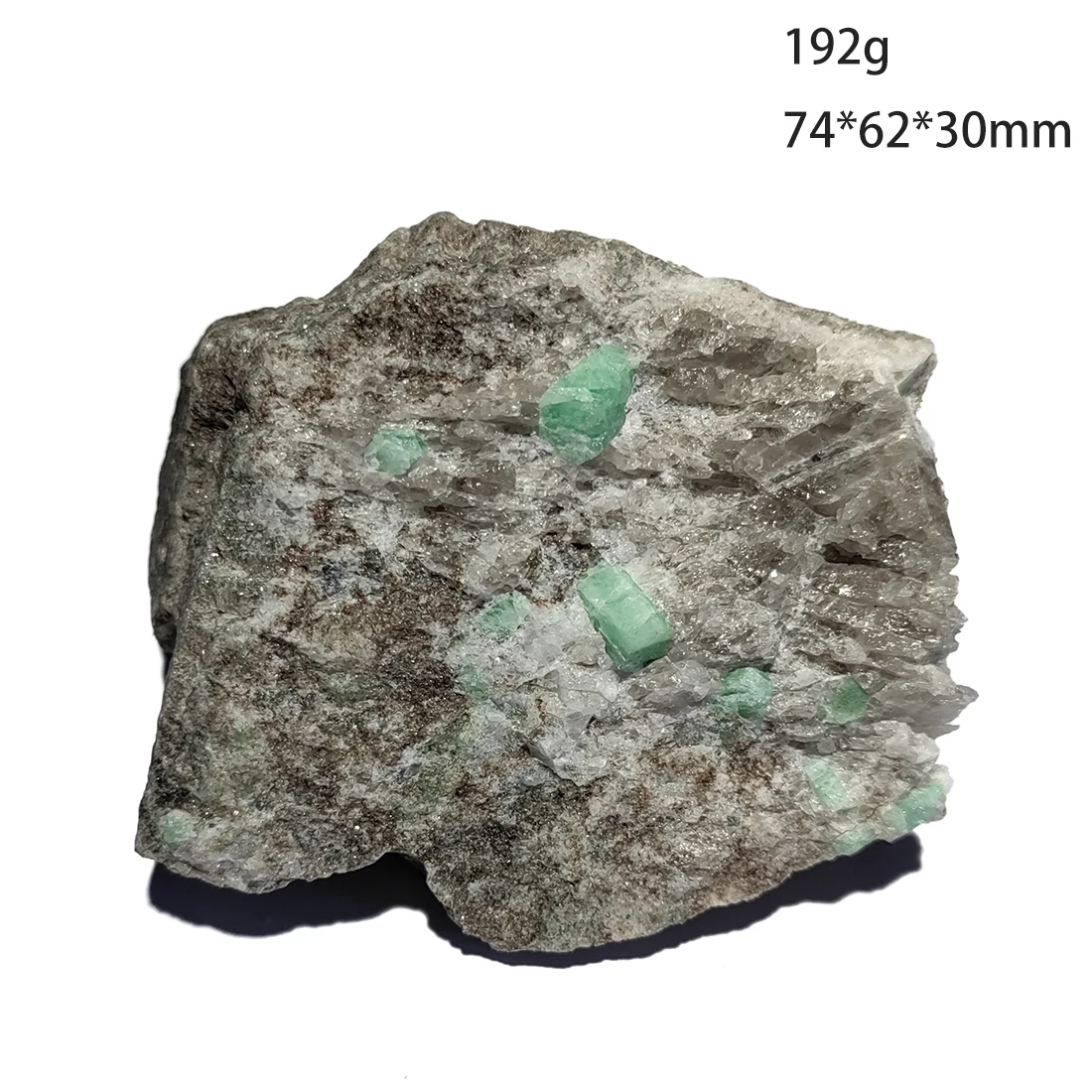 

C3-8A TOP 100% Natural Quartz Emerald Mineral Crystal Specimen Home Decoration From Malipo Wenshan Yunnan Province China