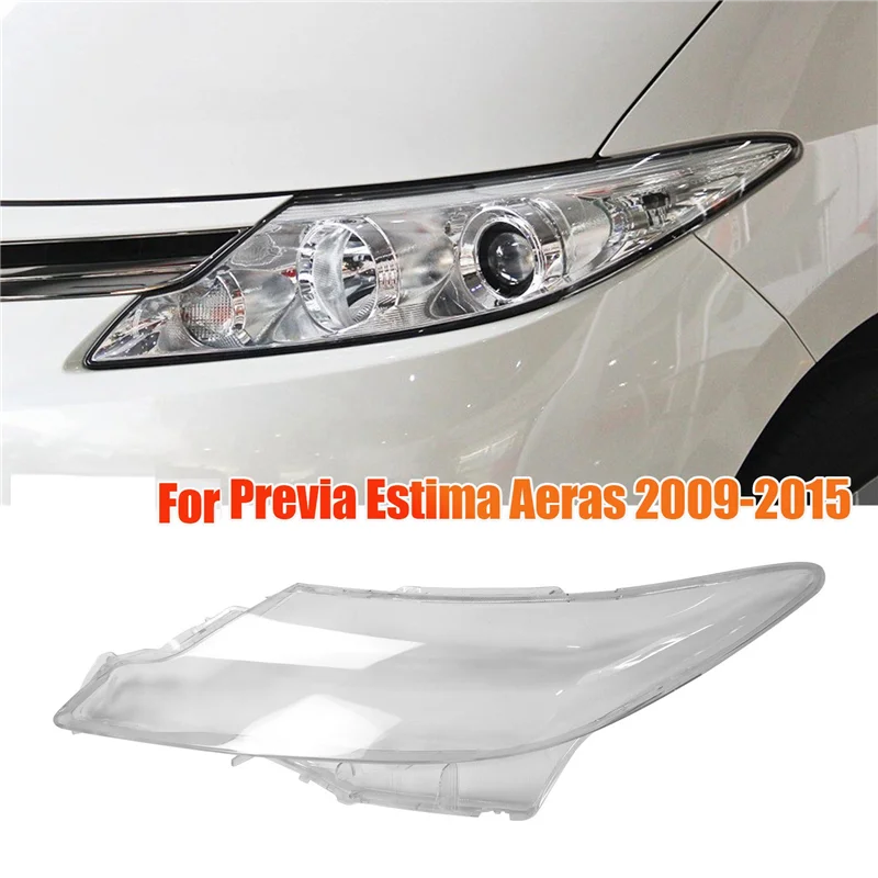 Крышка левой передней фары корпус объектива для Toyota Previa/Estima Aeras 2009-2015 прозрачный