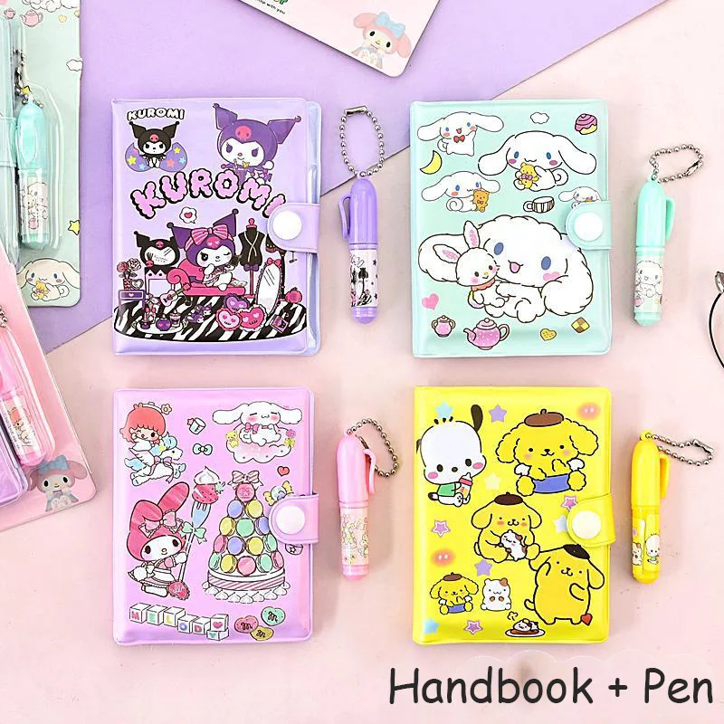 Мини-блокнот Sanrio с портативным дневником для девочек извлекательный взрывной