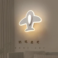 new led wall light simple modern aircraft lights fashion lamp aisle porch corridor childrens room lamps lighting decor fixtures