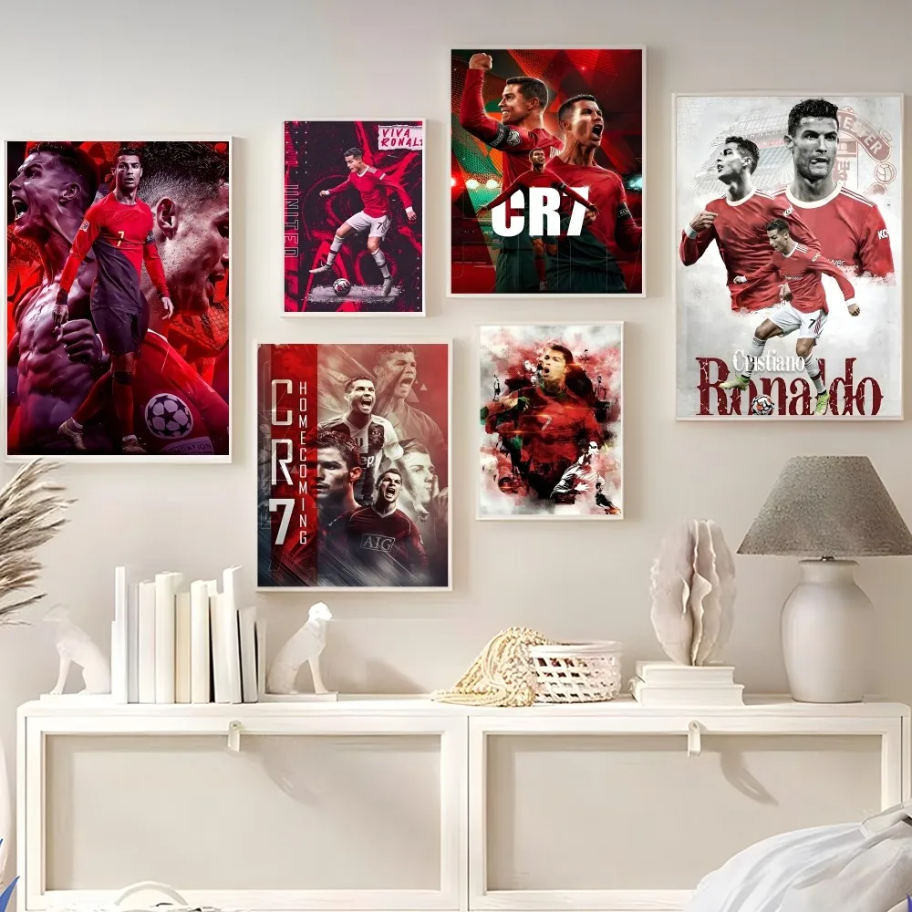Клейкий постер с-Криштиану р-Роналду CR7 сделай сам винтажный Декор для комнаты
